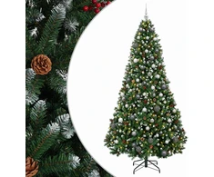 Dirbtinė Kalėdų eglutė su burbulais 210 cm 300 LED Šilta balta