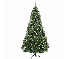 Dirbtinė Kalėdų eglutė su burbulais 210 cm 300 LED Šilta balta