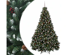 Dirbtinė žalia Kalėdų eglutė su žaisliuku 300 cm 600 LED