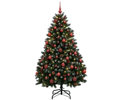 Dirbtinė žalia Kalėdų eglutė su žaisliuku 150 cm 150 LED
