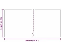 Dirbtinė žolė 200 x 100 x 3 cm PP &amp; PE