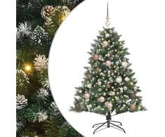 Dirbtinė Kalėdų eglutė Žalia 120 cm PVC, plastikas ir plienas