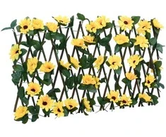 Dirbtinės gebenės treliažai, 5vnt., geltoni, 180x30cm