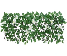 Dirbtinės gebenės treliažas, žalias, 180x30cm, prailginamas