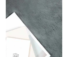 Neslystantis kilimas iš dirbtinio triušio kailio OLITE Ø 80 cm