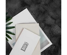 Neslystanti antklodė iš dirbtinio triušio kailio Olite 4 pcs