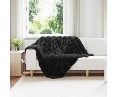 Neslystanti antklodė iš dirbtinio triušio kailio Olite 4 pcs