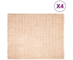Neslystanti antklodė iš dirbtinio triušio kailio Olite 4 pcs