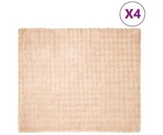 Neslystanti antklodė iš dirbtinio triušio kailio Olite 4 pcs