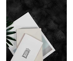 Neslystanti antklodė iš dirbtinio triušio kailio Olite 4 pcs