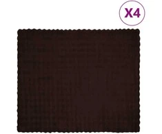 Neslystanti antklodė iš dirbtinio triušio kailio Olite 4 pcs
