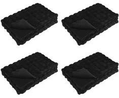 Neslystanti antklodė iš dirbtinio triušio kailio Olite 4 pcs