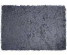Dirbtinio avių kailio kilimas TAFALLA Antracito 140 x 200 cm