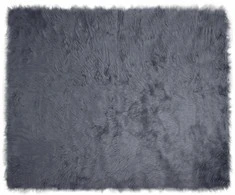 Dirbtinio avių kailio kilimas TAFALLA Antracito 200 x 280 cm