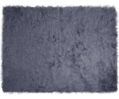 Dirbtinio avių kailio kilimas TAFALLA Antracito 240 x 340 cm