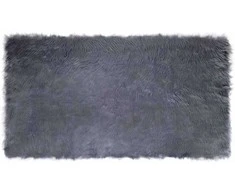 Dirbtinio avių kailio kilimas TAFALLA Antracito 60 x 110 cm