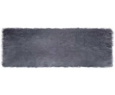 Dirbtinio avių kailio kilimas TAFALLA Antracito 80 x 250 cm