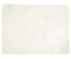 Dirbtinio avių kailio kilimas TAFALLA Balta 160 x 230 cm