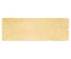 Dirbtinio avių kailio kilimas TAFALLA Kreminė 80 x 250 cm