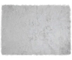 Dirbtinio avių kailio kilimas TAFALLA Pilka 160 x 230 cm