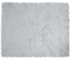 Dirbtinio avių kailio kilimas TAFALLA Pilka 200 x 280 cm