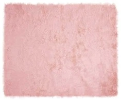 Dirbtinio avių kailio kilimas TAFALLA Rožinė 200 x 280 cm