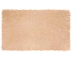 Dirbtinio avių kailio kilimas TAFALLA Smėlio 100 x 200 cm