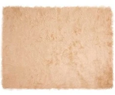 Dirbtinio avių kailio kilimas TAFALLA Smėlio 240 x 340 cm