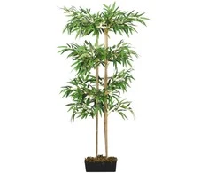 Dirbtinis bambukas, žalios spalvos, 80cm, 380 lapai