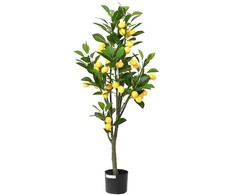 Dirbtinis citrinmedis, žalios spalvos, 120cm, 136 lapai