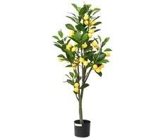 Dirbtinis citrinmedis, žalios spalvos, 120cm, 136 lapai