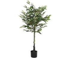 Dirbtinis fikusas, žalios spalvos, 130cm, 480 lapai