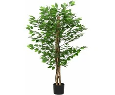 Dirbtinis fikuso augalas, žalios spalvos, 120cm, 788 lapai