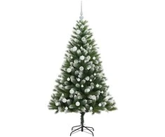 Dirbtinis Lankstus Kalėdų medis su paminkštintu sniegu 150 cm