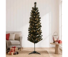 Dirbtinis lieknas Kalėdų medis 150 cm 150 LED Šilta balta