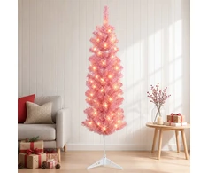 Dirbtinis lieknas Kalėdų medis 150 cm 150 LED Šilta balta