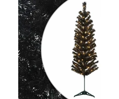 Dirbtinis lieknas Kalėdų medis 150 cm 150 LED Šilta balta