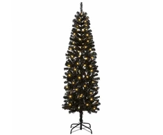 Dirbtinis lieknas Kalėdų medis 180 cm 300 LED Šilta balta