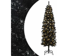 Dirbtinis lieknas Kalėdų medis 180 cm 300 LED Šilta balta