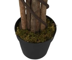 Dirbtinis lyralapis fikusas, žalios spalvos, 80cm, 96 lapai