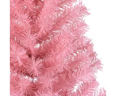 Dirbtinis prieššventinis eglutė su šviesomis Rožinė 120 cm PVC