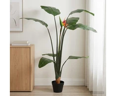 Dirbtinis Strelitzia Augalas Žalia 70 x 18 x 155 cm
