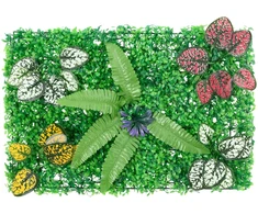 Dirbtinių augalų tvoros, 6vnt., žalios, 40x60cm