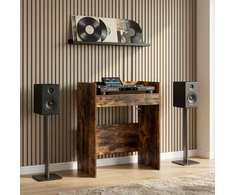 DJ stalas Dūminio ąžuolo 102 x 45 x 102 cm Apdirbta mediena