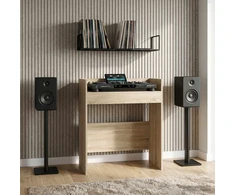 DJ stalas Sonoma ąžuolas 102 x 45 x 102 cm Apdirbta mediena