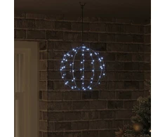 Dovana Šalta balta 30 x 30 x 32 cm Metalas 96 LED