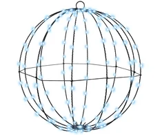 Dovana Šalta balta 40 x 40 x 42 cm Metalas 120 LED