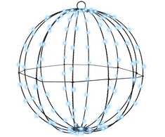 Dovana Šalta balta 50 x 50 x 52 cm Metalas 160 LED