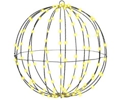 Dovana su 320 LED 2 pcs Šilta balta 50 cm metalas