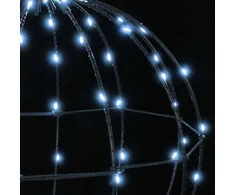 Kalėdų finialo šviesa 96 LED Šalta balta Skersmuo 30 x 32 cm